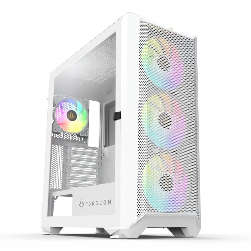 Forgeon Arcanite ARGB Mesh Torre ATX Blanca