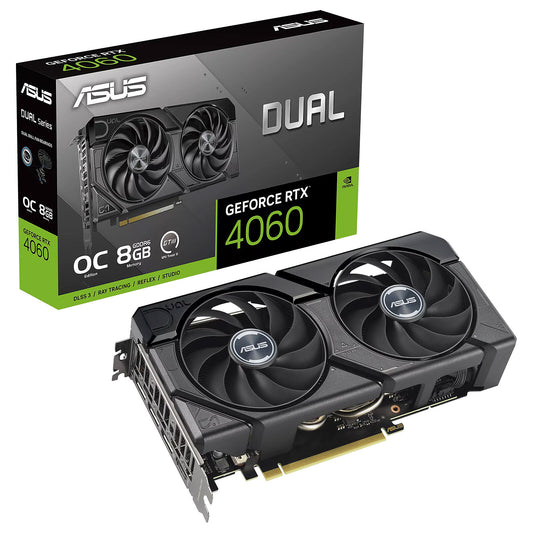 ASUS Dual GeForce RTX 4060 EVO OC Edition 8GB GDDR6 DLSS3