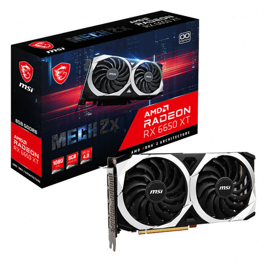 MSI AMD Radeon RX 6650 XT MECH 2X OC 8GB GDDR6