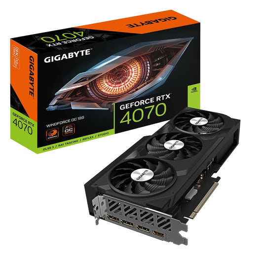 Gigabyte GeForce RTX 4070 Windforce OC 12 GB GDDR6X DLSS3