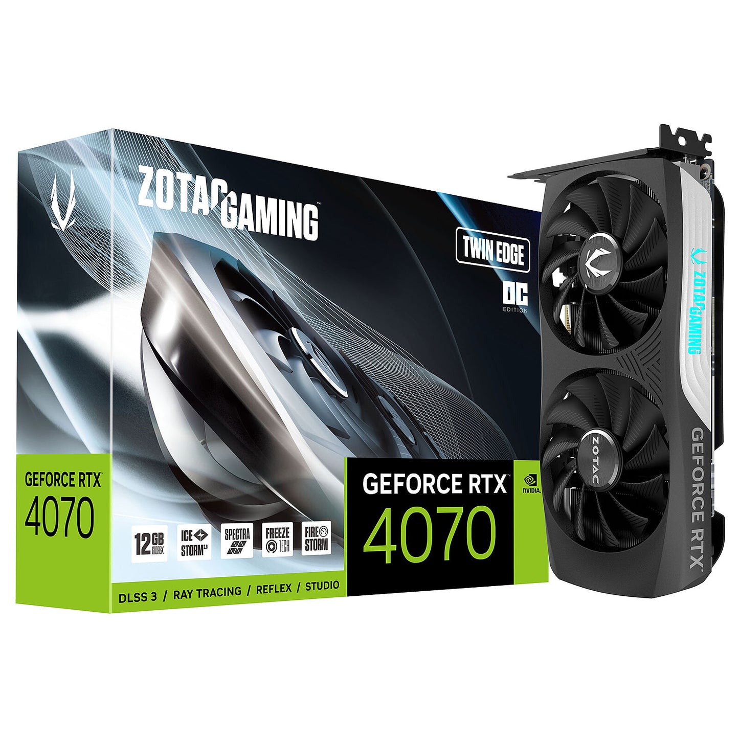 Zotac Gaming GeForce RTX 4070 Twin Edge 12GB GDDR6X DLSS3 Reacondicionado