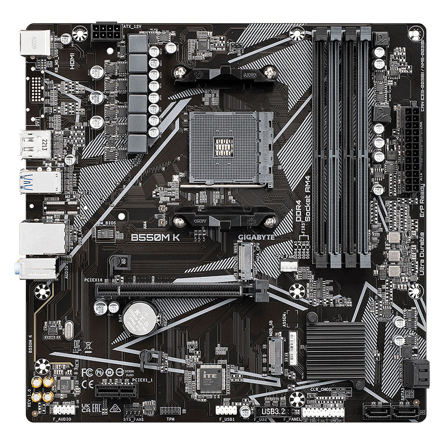 Gigabyte B550M K Rev. 1.0