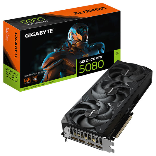 Gigabyte GeForce RTX 5080 WINDFORCE OC SFF 16GB GDDR7 Reflex 2 RTX AI