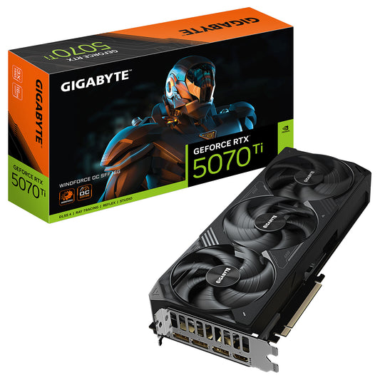 Gigabyte GeForce RTX 5070 Ti WINDFORCE OC SFF 16GB GDDR7 Reflex 2 RTX AI